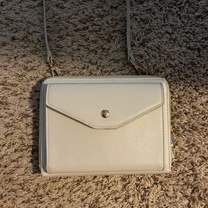 Cream colored satchel